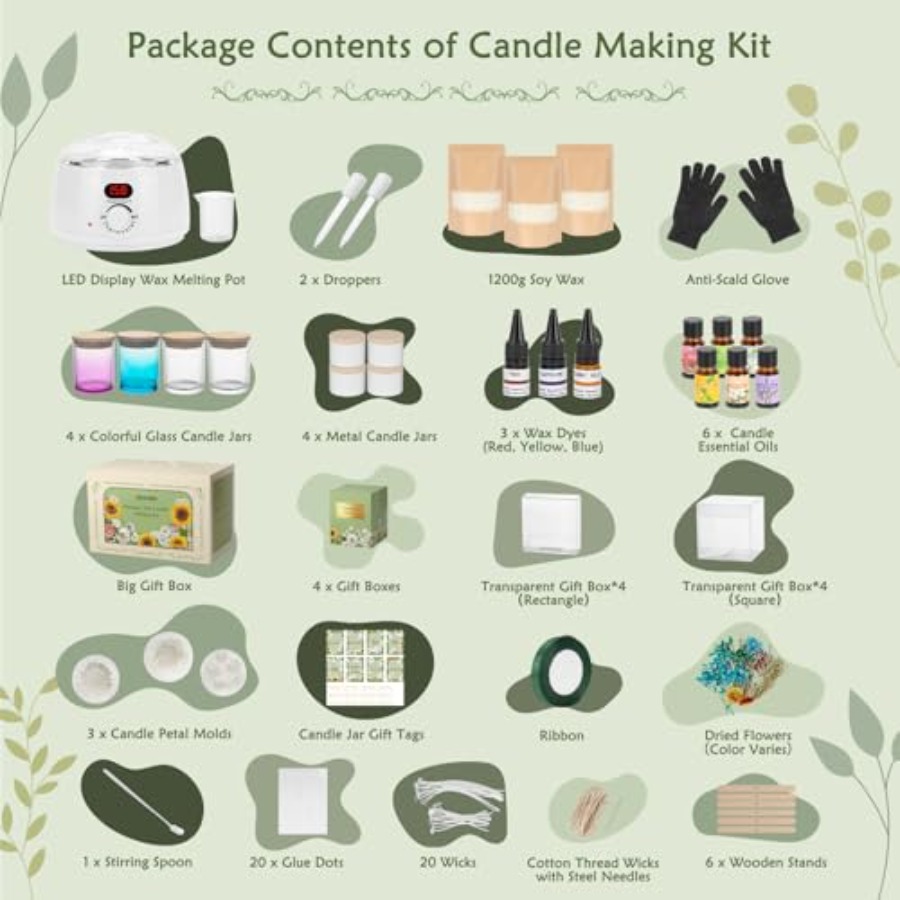 Candle Making Kit for Adults B - Candle Making Kit For Adults recensie en prijs